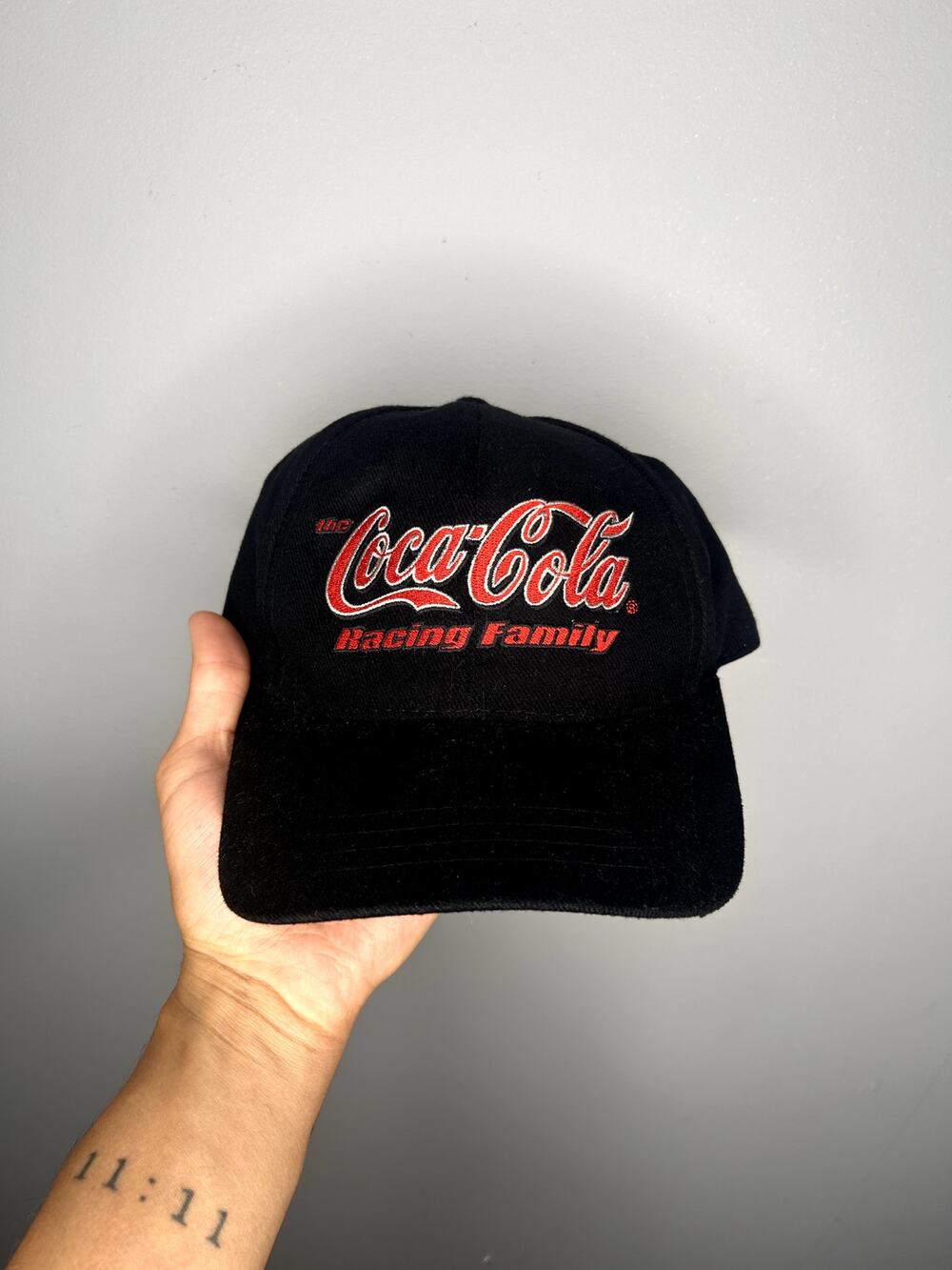 Vintage Nascar Tony Stewart Coca Cola Racing Family Snapback Hat